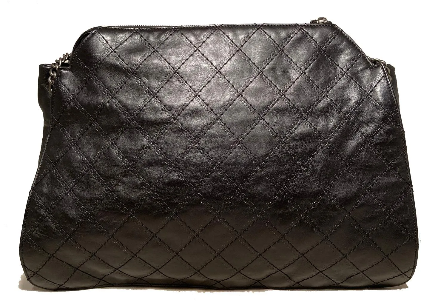 Quality Bag Top Dual-purpose Black Leather Now or never Tote Crave Chanel