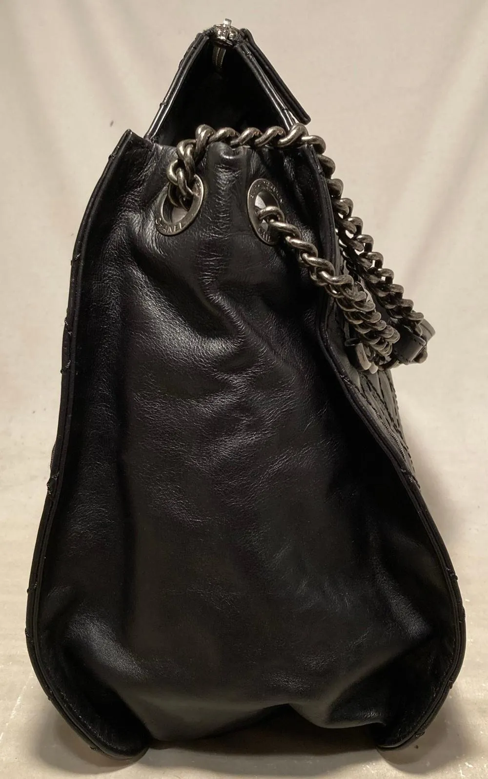 Quality Bag Top Dual-purpose Black Leather Now or never Tote Crave Chanel