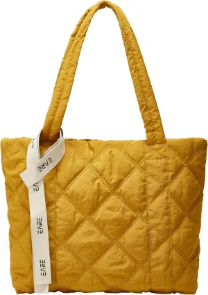 Quilted Shoulder Bag for Women - Puff Hobo Handbag with Lightweight Padding - Travel & Gym Bag