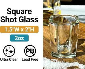 R and R Imports Gorham New Hampshire Travel Destination Souvenir 2 Ounce Shot Glass Square Green Base 4-Pack