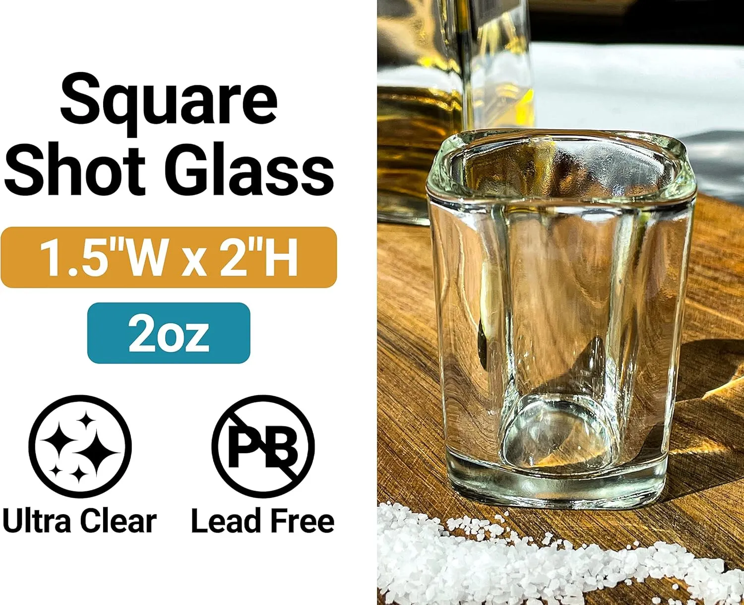 R and R Imports Kapalua Bay Hawaii Travel Destination Souvenir 2 Ounce Shot Glass Square 4-Pack