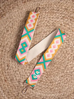 Ready to Go Woven Guitar Strap - Pink