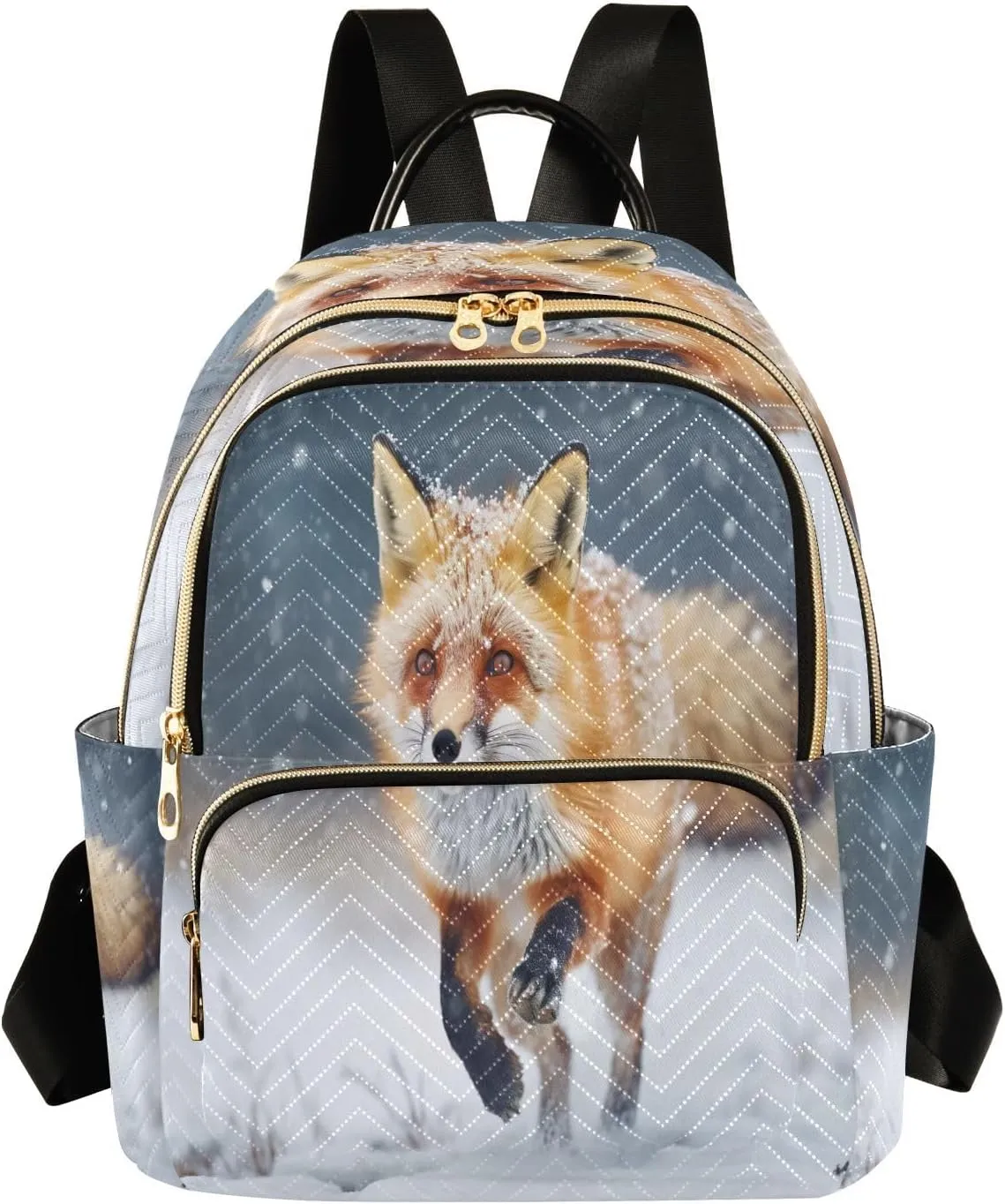 Red Fox Running Backpack Purse for Women Fashion Small Mini Daypack Purse for Lady Anti-theft Shoulder Bag for Lady Women, Medium