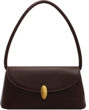 Retro Shoulder Bag for Women, Leather Small Tote Handbag Hobo Cute Clutch Shoulder Purse, Vantage Design