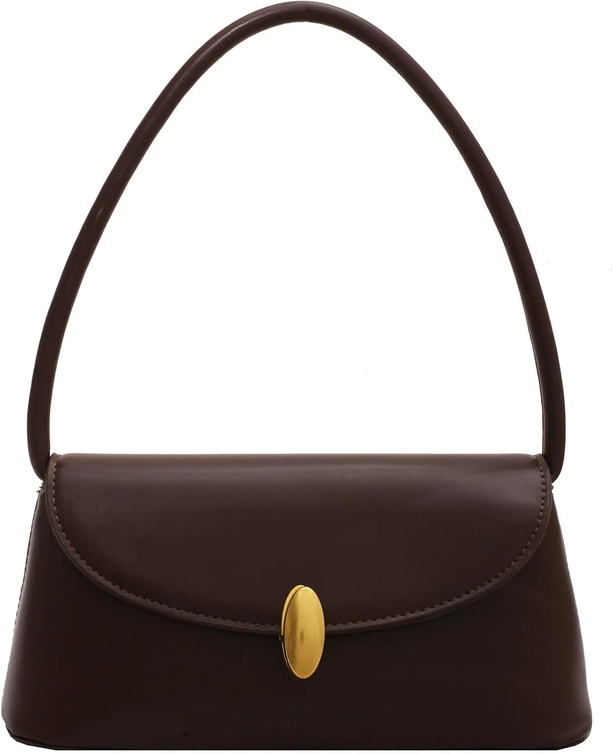 Retro Shoulder Bag for Women, Leather Small Tote Handbag Hobo Cute Clutch Shoulder Purse, Vantage Design