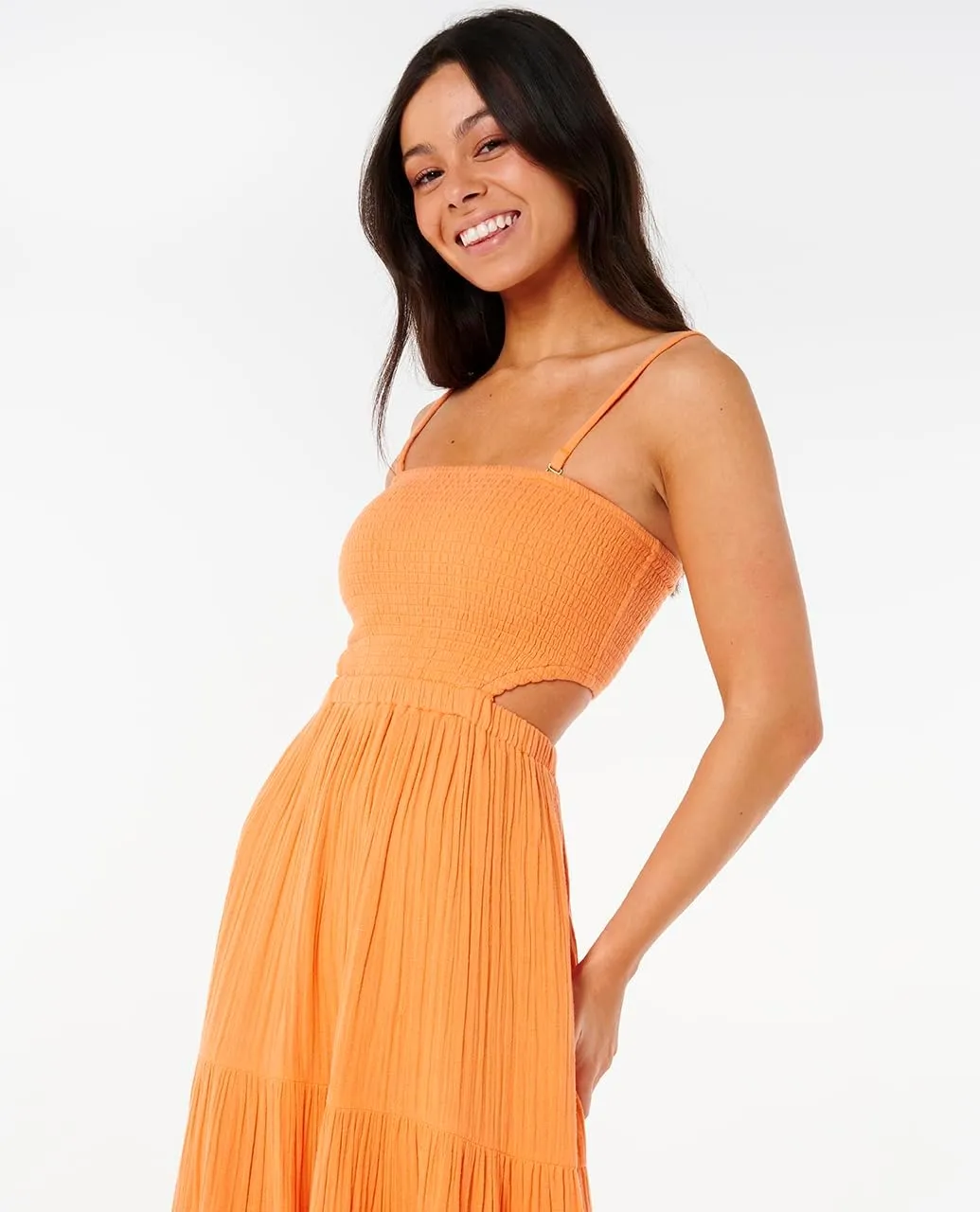 Rip Curl Women's Premium Surf Full Length Maxi Halter Dress-Removable Straps