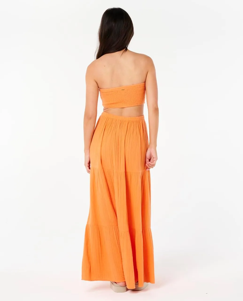 Rip Curl Women's Premium Surf Full Length Maxi Halter Dress-Removable Straps