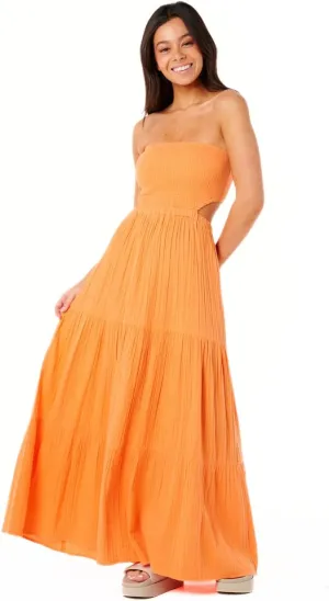Rip Curl Women's Premium Surf Full Length Maxi Halter Dress-Removable Straps