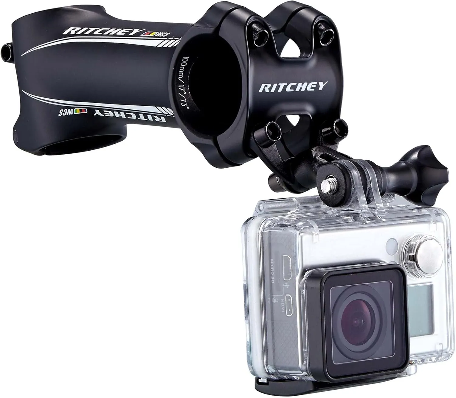 Ritchey C220/4-Axis 44 Bicycle Stem Face Plate Camera Light Mount - 31005317002