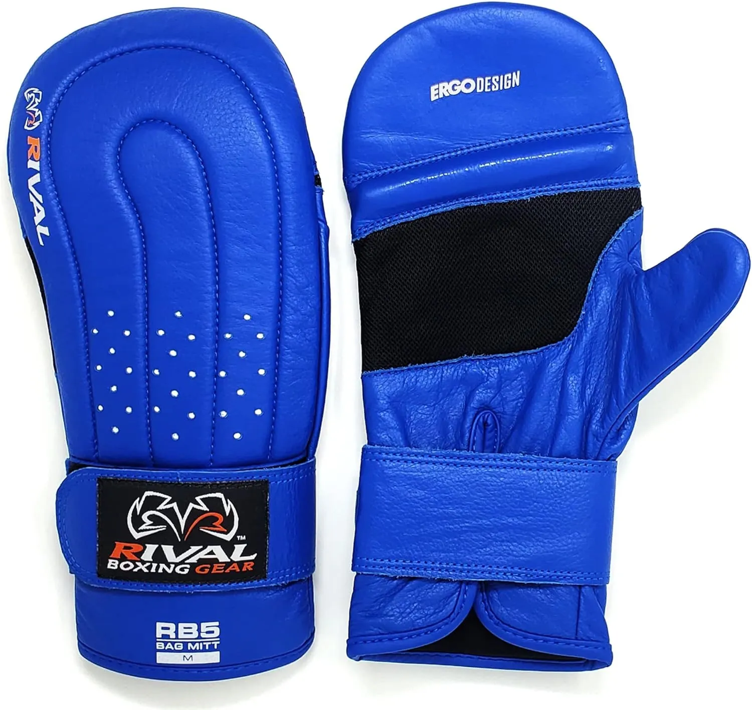 RIVAL Boxing RB5 Bag Mitt Gloves, Bare-Fist Punching Feel, Zero Resistance Training for Triggering Fast Twitch Muscles