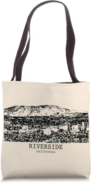 Riverside California Vintage Retro Travel Souvenir Tote Bag