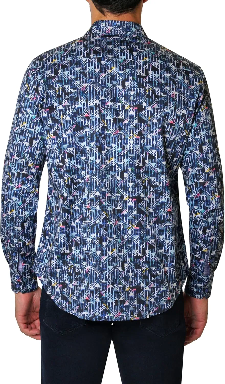 Robert Graham Men's Bates Long Sleeve Woven Button Down Shirt