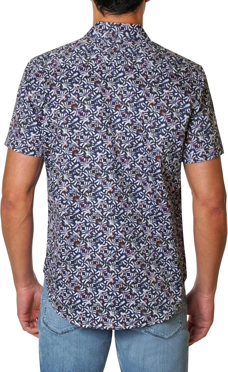 Robert Graham Men's Conley Short Sleeve Woven Button Down Shirt