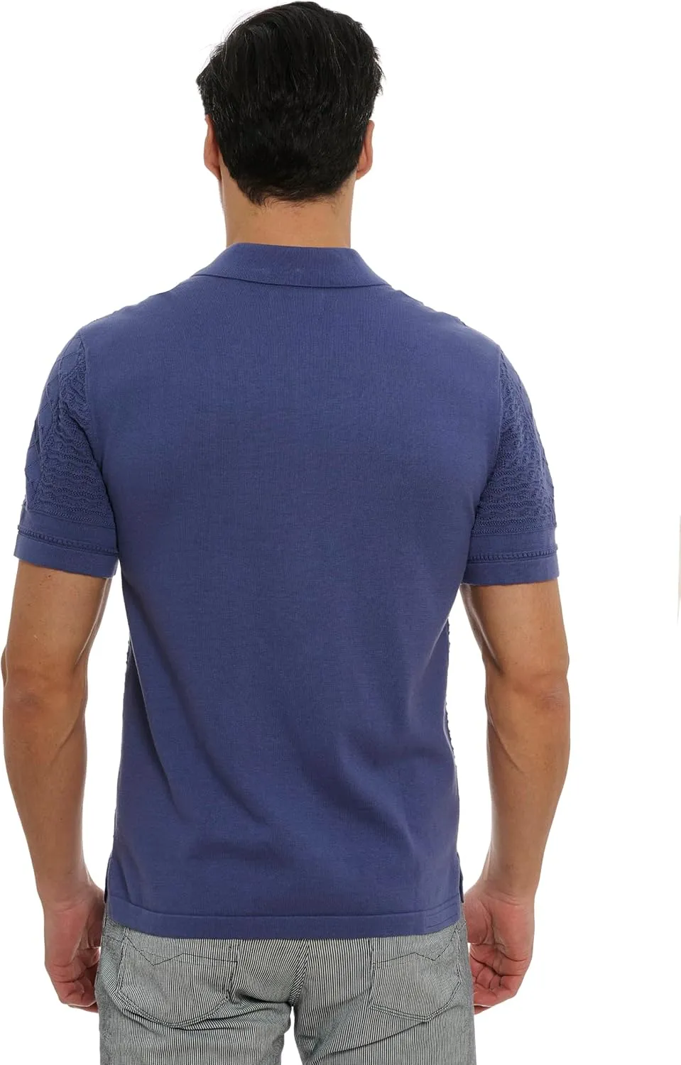 Robert Graham Men's Delmar Short Sleeve Knit Sweater