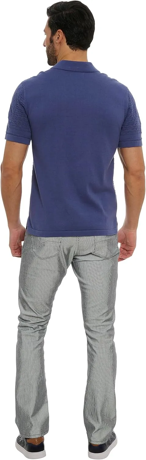 Robert Graham Men's Delmar Short Sleeve Knit Sweater