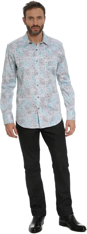Robert Graham Men's Hendriks Long Sleeve Woven Button Down Shirt