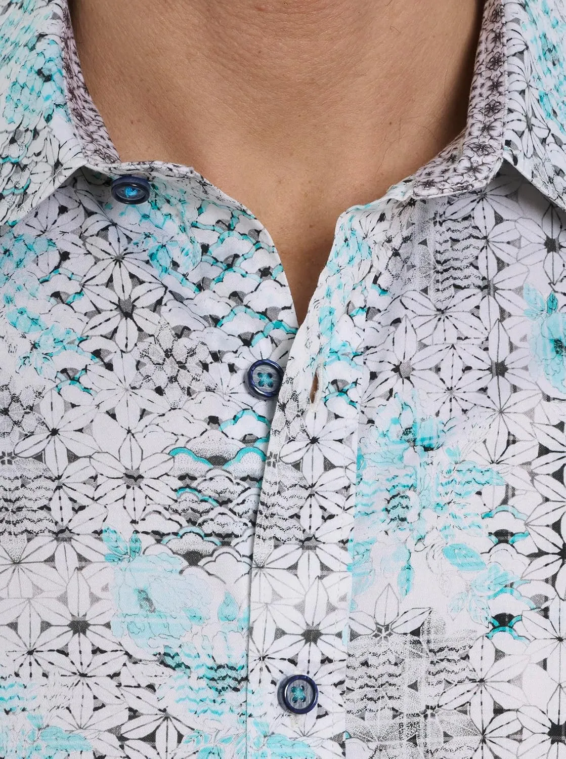 Robert Graham Men's Hendriks Long Sleeve Woven Button Down Shirt