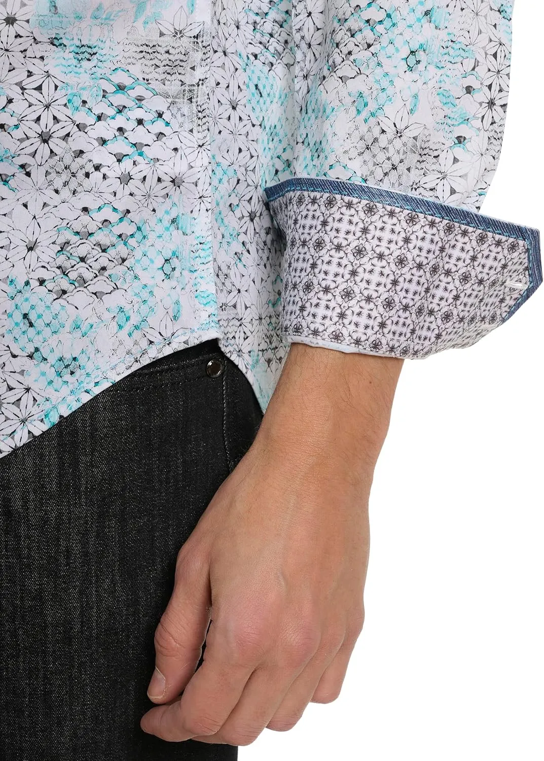 Robert Graham Men's Hendriks Long Sleeve Woven Button Down Shirt