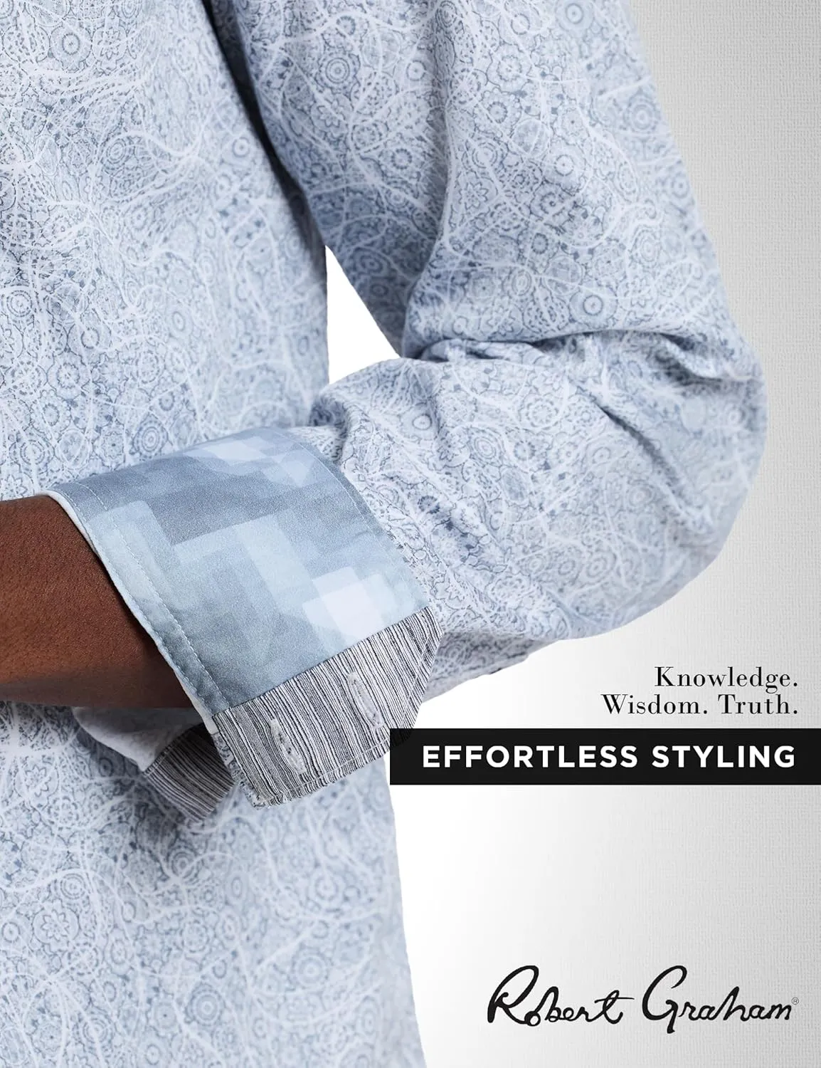 Robert Graham Mens Stelvio Long Sleeve Button Down Woven Shirt