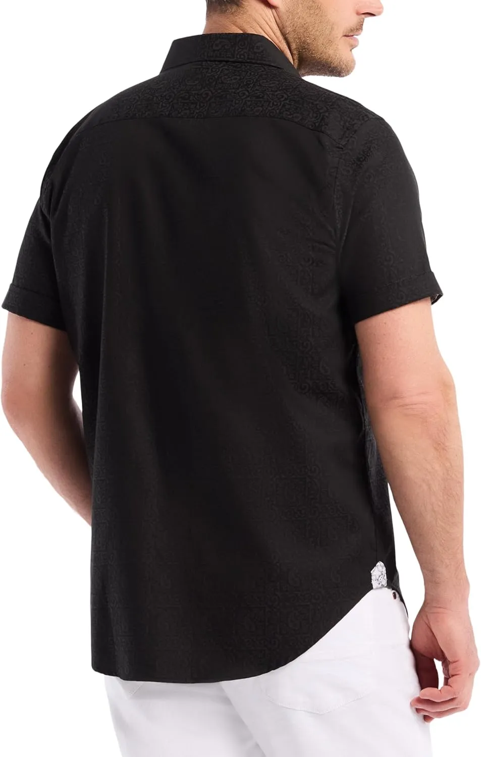 Robert Graham Mens Windsor 2 Short Sleeve Woven Button Down Shirt