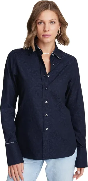 Robert Graham Womens Priscilla Long Sleeve Woven Button Down Shirt