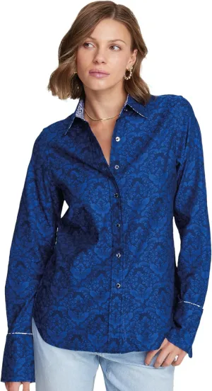 Robert Graham Womens Priscilla Long Sleeve Woven Button Down Shirt