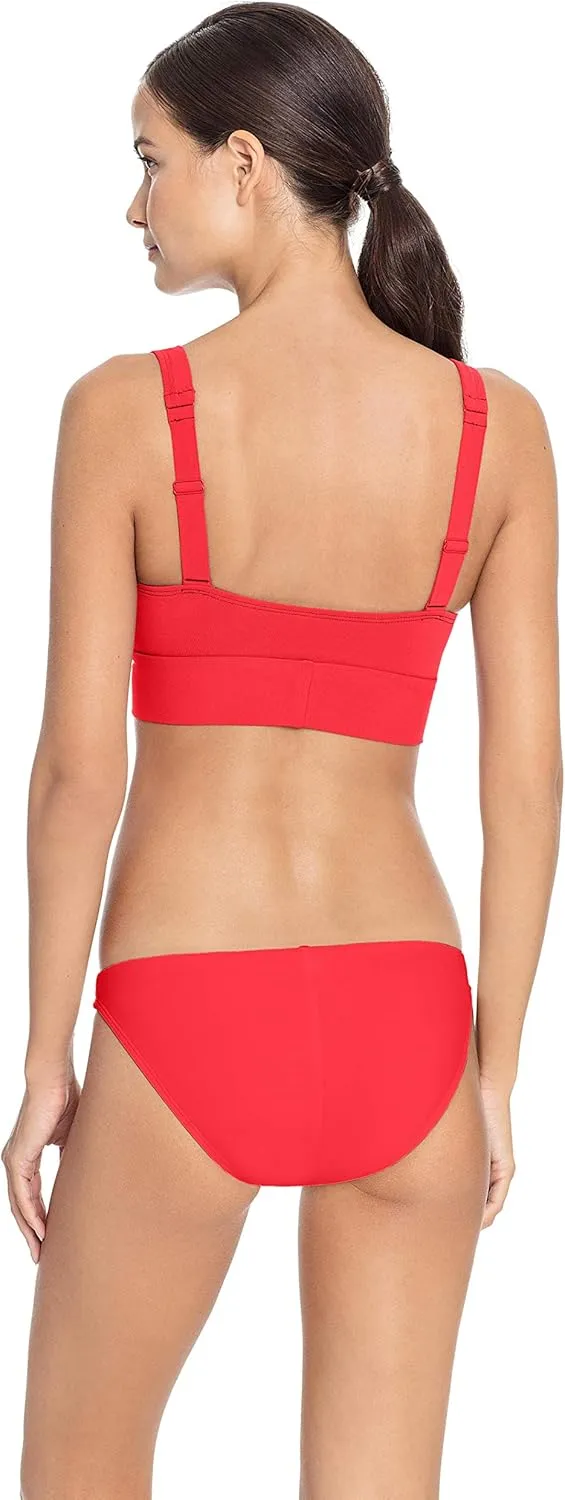 Robin Piccone Women's Ava Tie Front Bikini Top