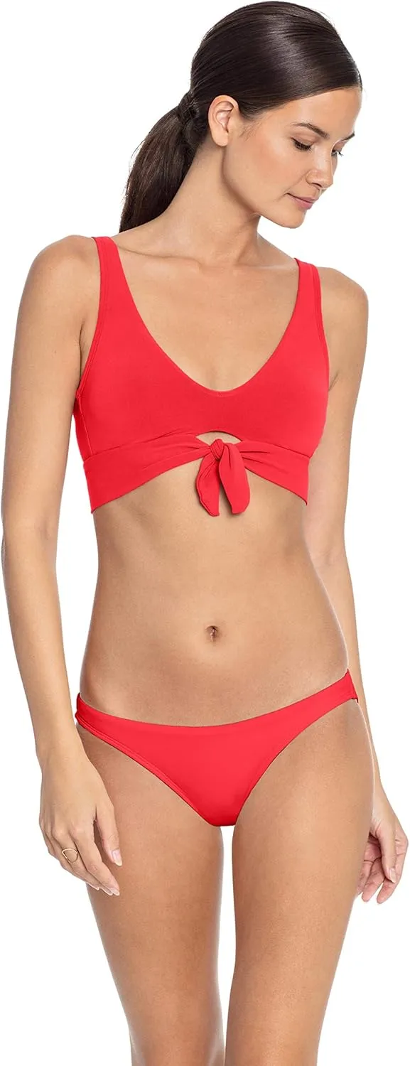 Robin Piccone Women's Ava Tie Front Bikini Top