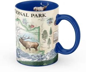 Rocky Mountain National Park Map Ceramic Mug (16oz) – BPA-Free Coffee Cup for Hot & Cold Drinks – Perfect for Office, Home, or Gift