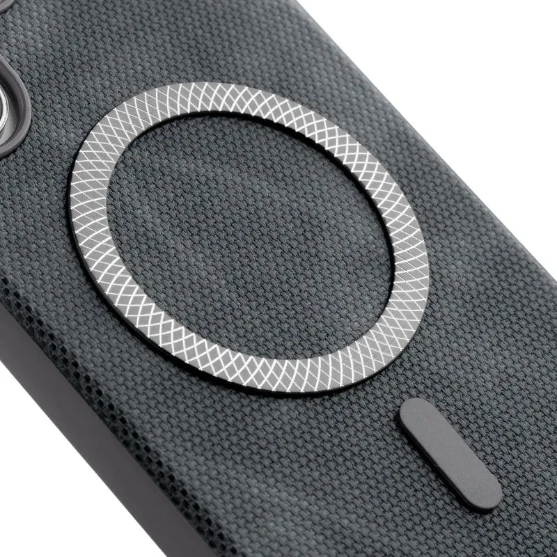 Rugged Vintage Look Back Case For Samsung S23 Ultra 5G With Magnetic Charging Compatible with MagSafe