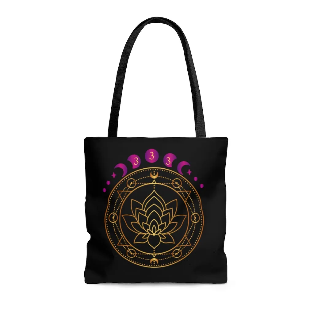 SAC Accessories Bags  / AOP Tote Bag / Lotus Flower