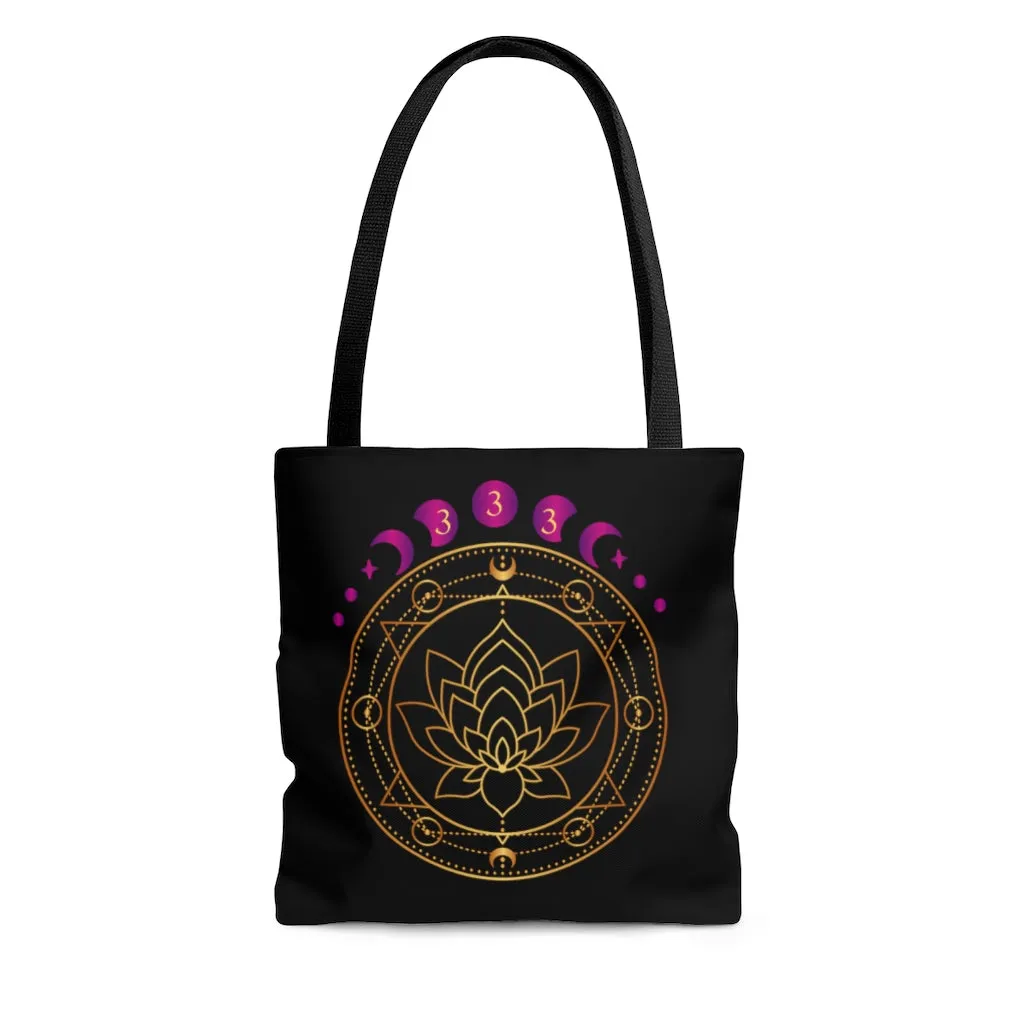 SAC Accessories Bags  / AOP Tote Bag / Lotus Flower