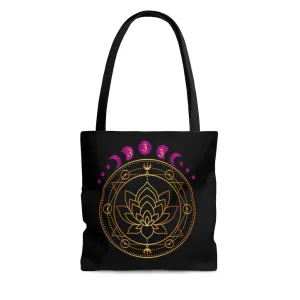 SAC Accessories Bags  / AOP Tote Bag / Lotus Flower