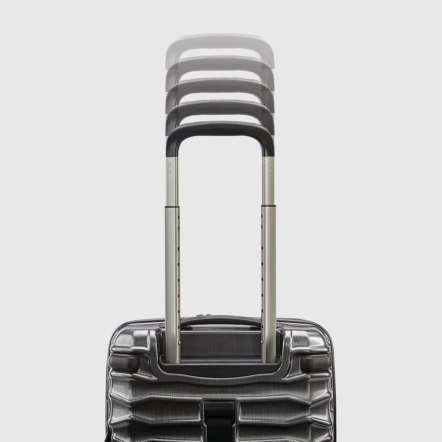 Samsonite Stryde 2 Hardside Expandable Luggage with Double Spinner Wheels, Carry On Spinner, Brushed Graphite