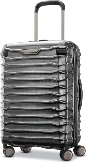 Samsonite Stryde 2 Hardside Expandable Luggage with Double Spinner Wheels, Carry On Spinner, Brushed Graphite