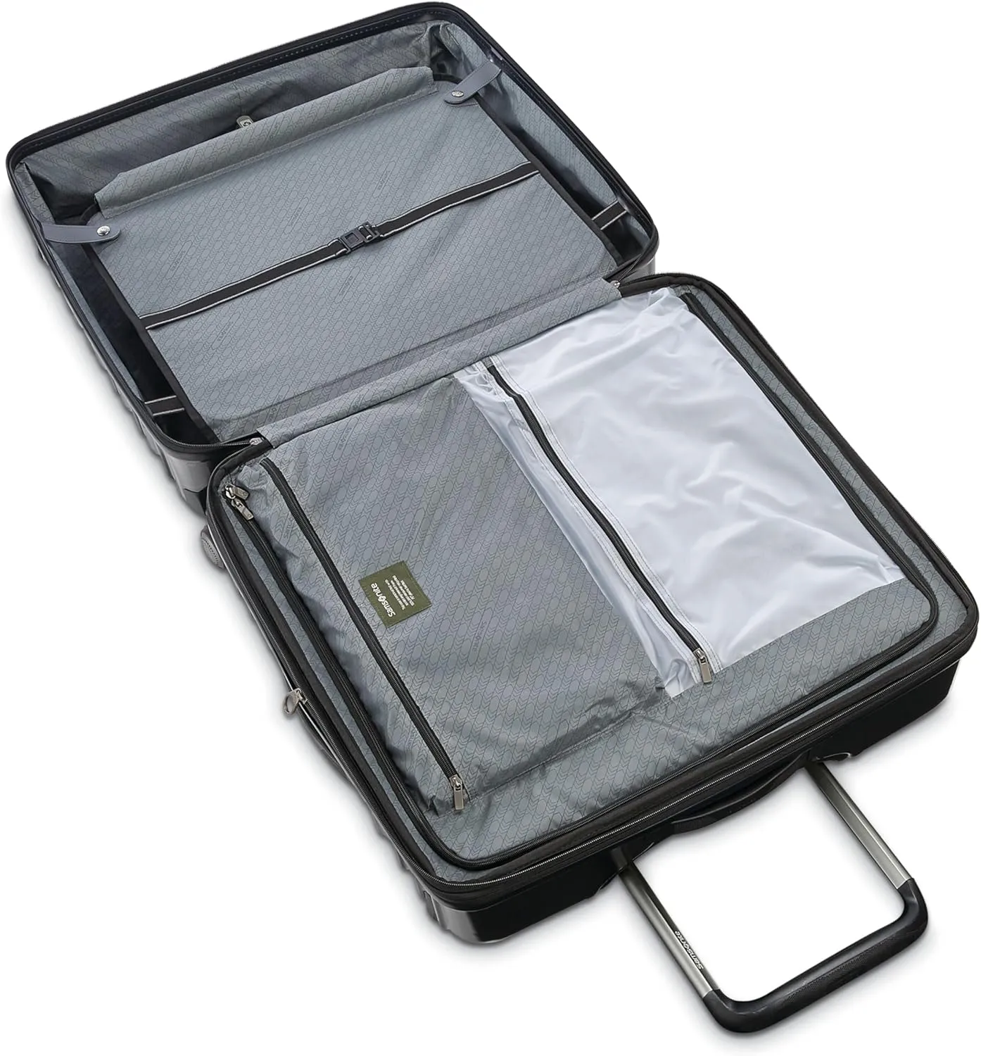 Samsonite Stryde 2 Hardside Expandable Luggage with Double Spinner Wheels, Large Glider, Brushed Graphite