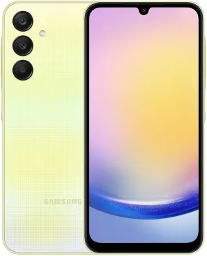 Samsung Galaxy A25 5G A256E 128GB Dual-SIM GSM Unlocked Android Smartphone (Latin Variant/US Compatible LTE) - Yellow