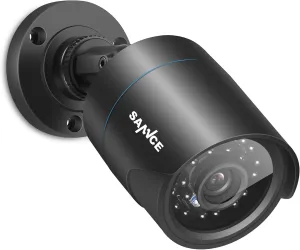 SANNCE 1/4" CMOS 800TVL 960H CCTV Weatherproof 3.6mm Lens with IR Cut Bullet Security Camera for Home Surveillance System