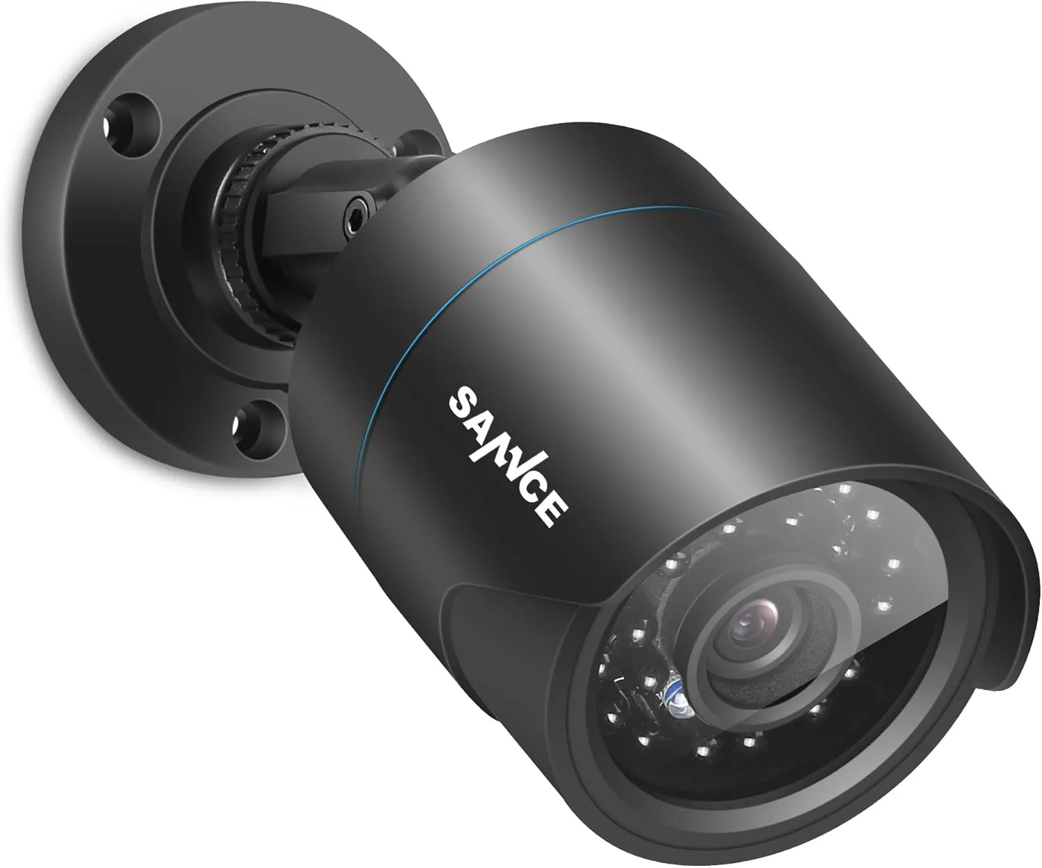 SANNCE 1/4" CMOS 800TVL 960H CCTV Weatherproof 3.6mm Lens with IR Cut Bullet Security Camera for Home Surveillance System