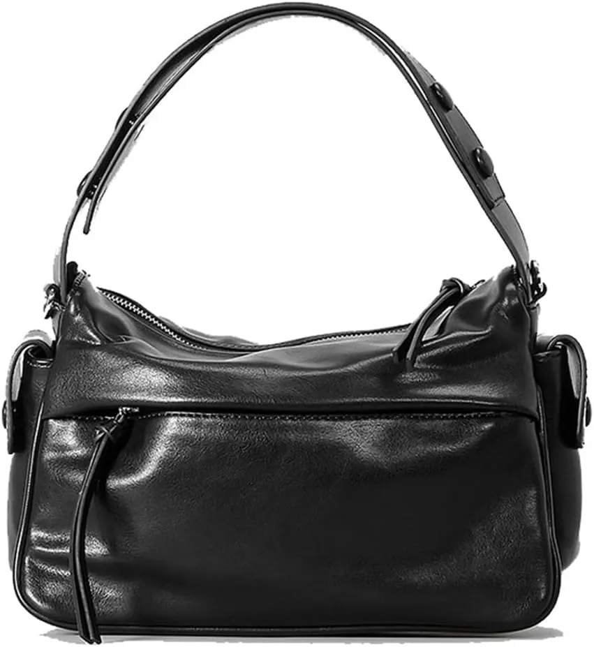 Satchel Handbag, Crossbody Shoulder Top Handle bags for Women, Zipper Closure, 2 Adjustable Straps, 4 Colors