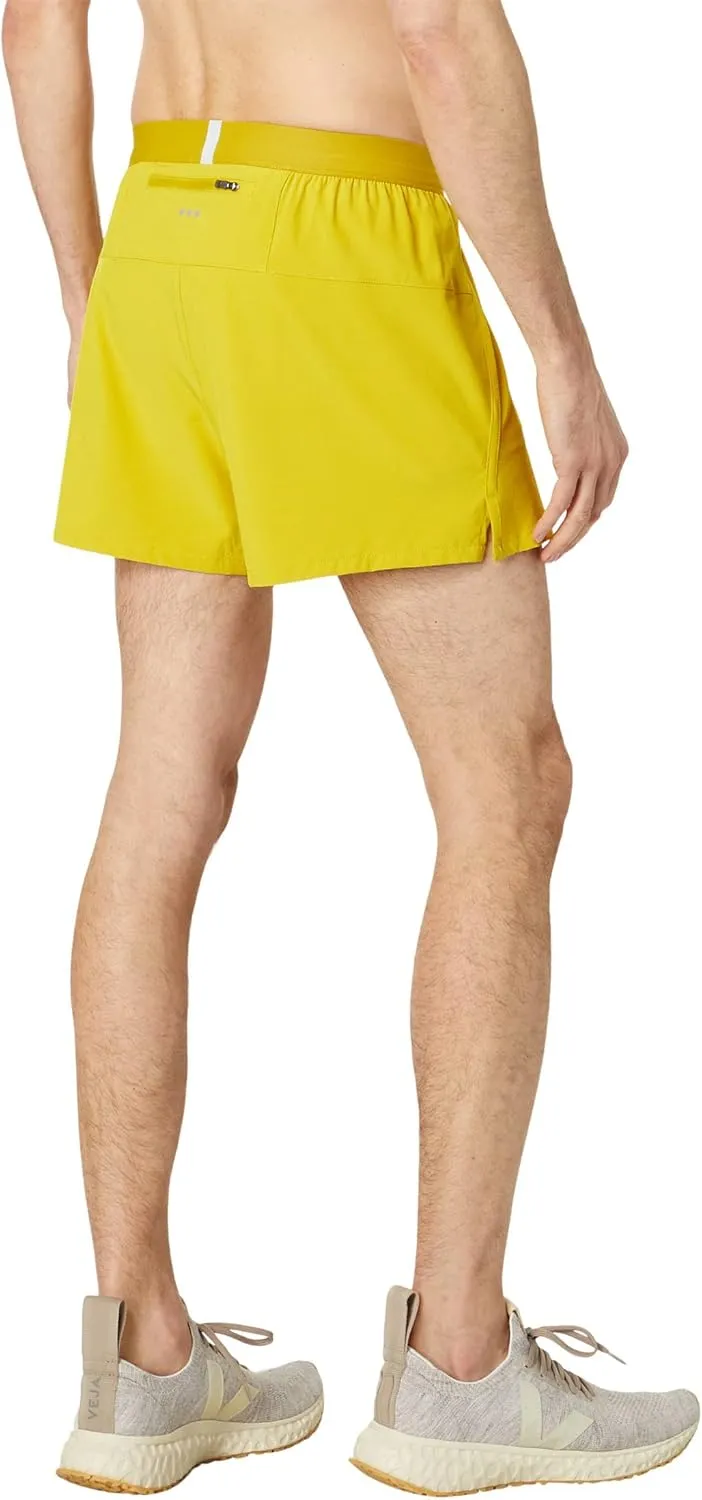 Saucony Outpace 3" Shorts for Men Offers Lightweight Stretch Woven Fabric, and Elastic Waistband