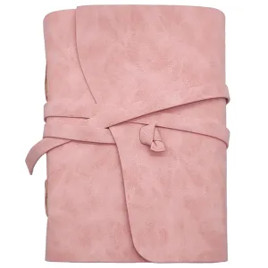 Selene & Gaia VEGAN Leather Journals for Women and Men | Vintage Journal | Faux Leather Soft Cover Writing Notebook | Travel Diary | Antique Diary (Pink | 8x6 | Cream Lined Paper) Unknown Binding