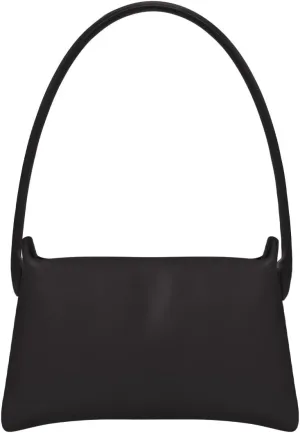 Shoulder Bag for Women Y2K Trendy Purse Rubber Handle Mini Clutch Underarm Purse with Zipper Closure