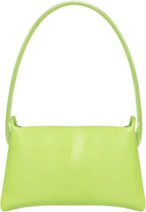 Shoulder Bag for Women Y2K Trendy Purse Rubber Handle Mini Clutch Underarm Purse with Zipper Closure