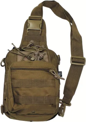 shoulder bag. molle. coyote tan
