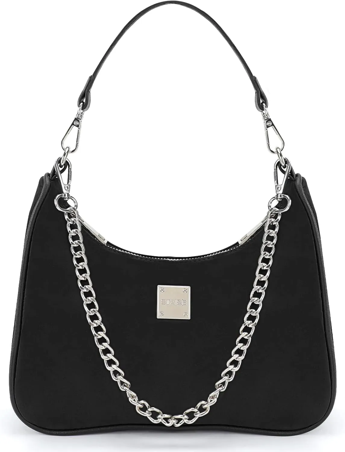 Shoulder Bags for Women, Trendy Crocodile Handbag Purses, Women’s Leather Crossbody Bag with Adjustable Straps/Chain