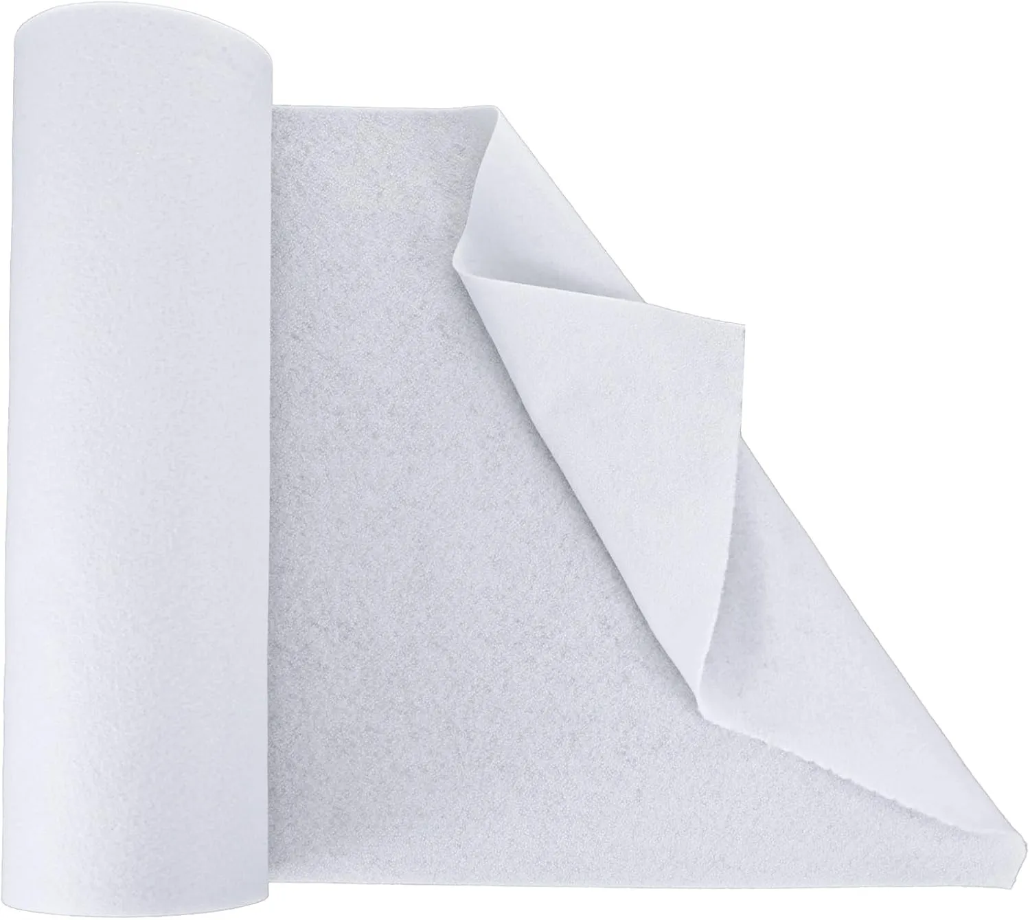 Sibba Iron-On Fusible Interfacing for Sewing Crafting Single-Sided Loft Heavy Duty Fusible Batting Webbing Interfacing Fabric Woven for Quilting Bags, Shirts, Dress, Blouses, Collars, 16.53 In x 10 Yd