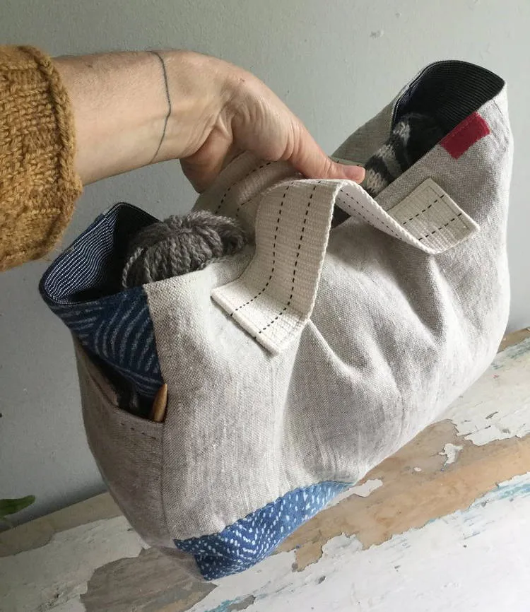 Side Handle Gusset Tote Pattern