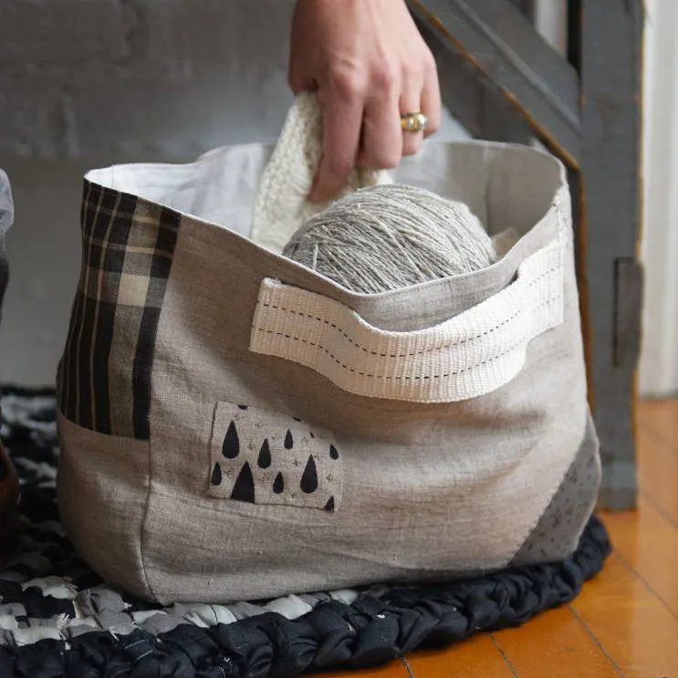 Side Handle Gusset Tote Pattern