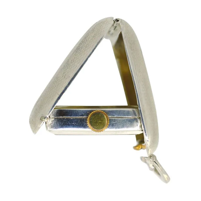 Silver Travel Clock